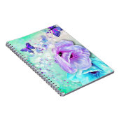 Schmetterlinge, Bokeh und Blume Notizblock (Rechte Seite)