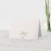 Schmetterlinge Brautparty Dankeskarte (Rückseite)