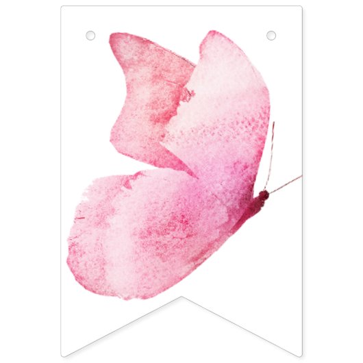 Schmetterlinge Brautparty Wimpelkette (Zweite Fahne)