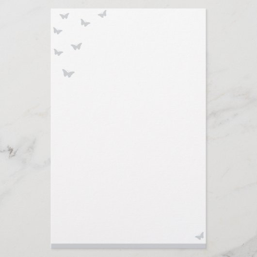 Schmetterlinge Briefpapier (Vorderseite)