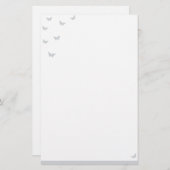 Schmetterlinge Briefpapier (Vorne/Hinten)