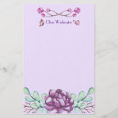 Schmetterlinge Briefpapier (Vorderseite)