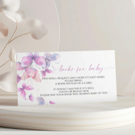 Schmetterlinge Buch für Babyverpackungskarte Begleitkarte