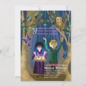 Schmetterlinge buchen Einladung zum Geburtstag ein (Vorderseite)