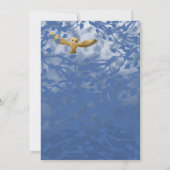 Schmetterlinge buchen Einladung zum Geburtstag ein (Rückseite)