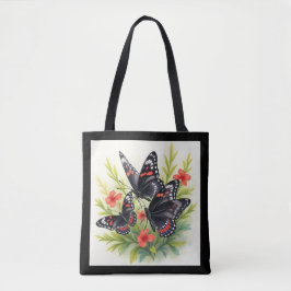 Schmetterlinge Callicore kolyma Schwarz Weiß Tasche