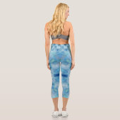 Schmetterlinge Capri Leggings (Rückseite)