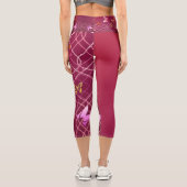 Schmetterlinge Capri Leggings (Rückseite)