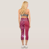 Schmetterlinge Capri Leggings (Rückseite)