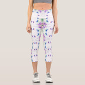 Schmetterlinge Capri Leggings (Vorderseite)