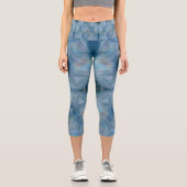Schmetterlinge Capri Leggings (Vorderseite)