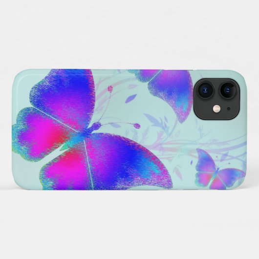 Schmetterlinge Case-Mate iPhone Hülle (Rückseite (Horizontal))