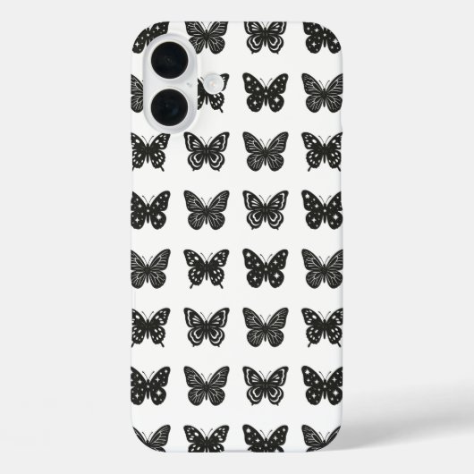 Schmetterlinge Case-Mate iPhone Hülle (Rückseite)