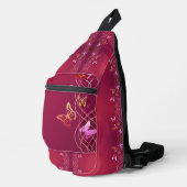 Schmetterlinge Crossbody Bag (Rechte Ecke)