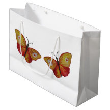 Schmetterlinge Custom Gift Bag - Große, glänzende