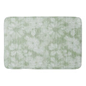 Schmetterlinge Daisy Textured Pattern in Lime Gree Badematte (Vorderseite)