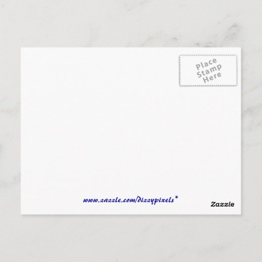 Schmetterlinge Dankeschön Postkarte (Rückseite)