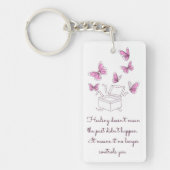 Schmetterlinge der Heilung Schlüsselanhänger (Vorderseite)