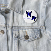 Schmetterlinge des blauen Bandes verhindern Button (Beispiel)