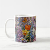 Schmetterlinge des Paradieses – Eine farbenfrohe W Kaffeetasse (Links)