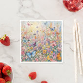 Schmetterlinge des Paradieses – Eine farbenfrohe W Serviette (Beispiel)