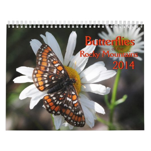 Schmetterlinge des Rocky Mountainss 2014 Kalender (Titelbild)