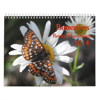 Schmetterlinge des Rocky Mountainss 2014 Kalender