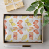 Schmetterlinge (Design 50 Gelb/Orange Serie) Seidenpapier (Geschenk)