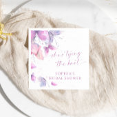 Schmetterlinge, die das Brautparty des Knotens bin Serviette