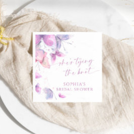 Schmetterlinge, die das Brautparty des Knotens bin Serviette