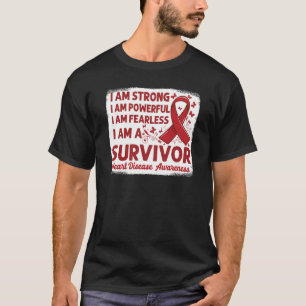 Schmetterlinge, die ich rot für meine Mutter Heart T-Shirt