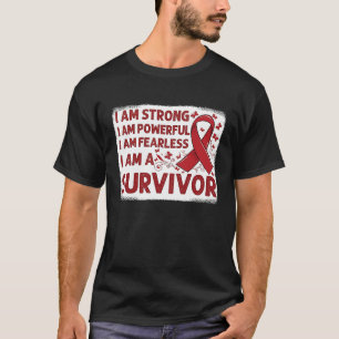 Schmetterlinge, die ich rot für meine Mutter Heart T-Shirt