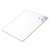 Schmetterlinge, die in der Natur fliegen, Notepad- Notizblock (angewinkelt)