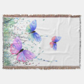 Schmetterlinge, die in der Natur fliegen, werfen d Decke (Vorderseite)