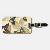 Schmetterlinge, die über Blätter gleiten Gepäckanhänger (Vorderseite horizontal)