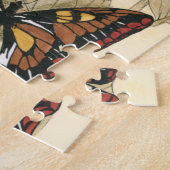 Schmetterlinge, die über Blätter gleiten Puzzle (Seite)