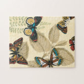 Schmetterlinge, die über Blätter gleiten Puzzle (Horizontal)