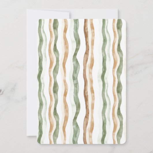 Schmetterlinge Dragonflies Streifen Brautparty Einladung (Rückseite)