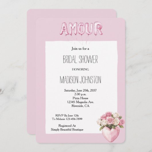 Schmetterlinge Dragonflies Streifen Brautparty Einladung (Vorne/Hinten)