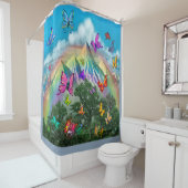 Schmetterlinge Duschvorhang (Beispiel)