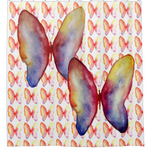 Schmetterlinge Duschvorhang