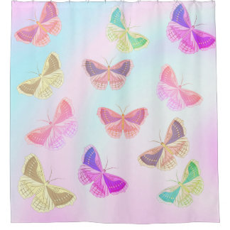 Schmetterlinge Duschvorhang