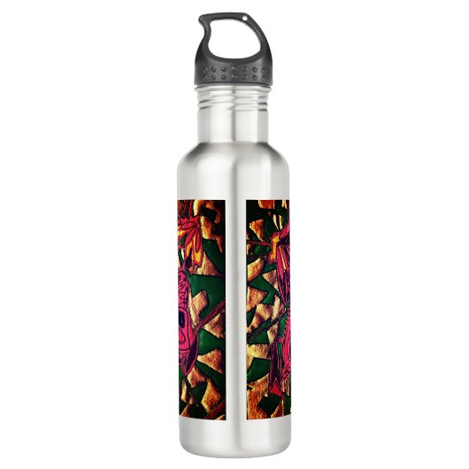 Schmetterlinge Edelstahlflasche (Rückseite)