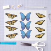 Schmetterlinge - entpacktes Gewebepapier Seidenpapier (Handwerk)