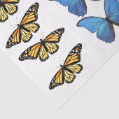 Schmetterlinge - entpacktes Gewebepapier Seidenpapier (Ausschnitt)