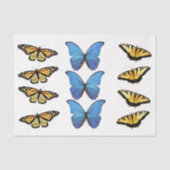 Schmetterlinge - entpacktes Gewebepapier Seidenpapier (Vorderseite)