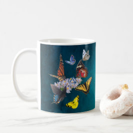 Schmetterlinge Entüchterungssymbol Slogan Tasse