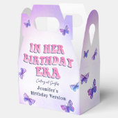 Schmetterlinge Eras Geburtstagsparty Gefallen Box Geschenkschachtel (Geöffnet)