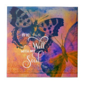 Schmetterlinge Es ist gut Fliese (Vorderseite)