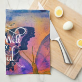 Schmetterlinge Es ist gut Geschirrtuch (Viertel Falte)